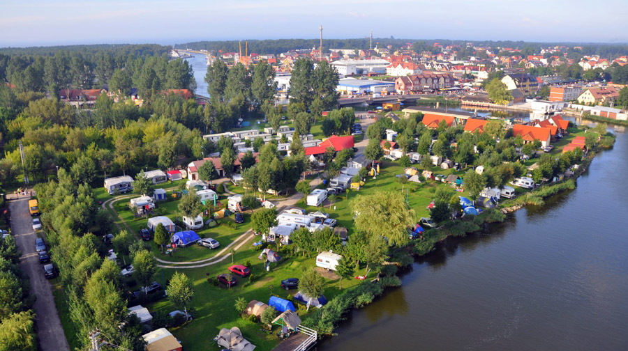 Erholungszentrum Zelt Stadtcamping das ganze Jahr über Landhäuser Zimmer Unterkunft Unterkunft in Polen Ostsee Leba